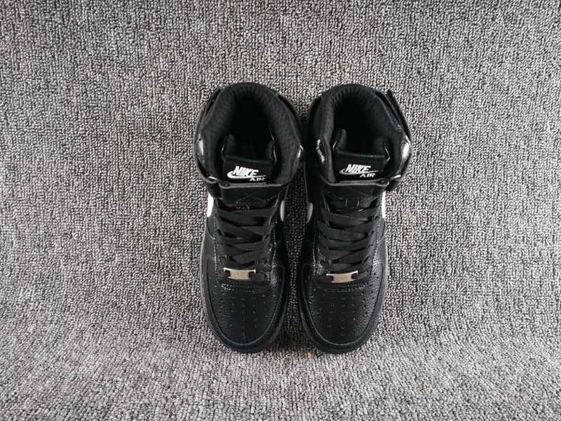 Women VLONE x Nike Air Force 1 High Collection Black White Shoes